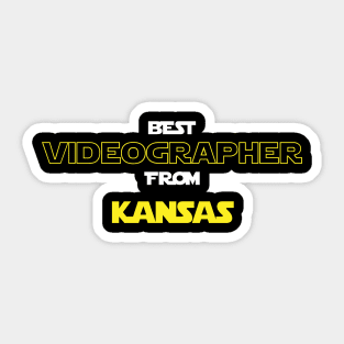 Best Videographer from Kansas Sticker